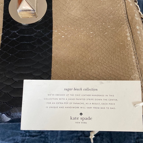 Kate Spade Little Nadine Sugar Beach Snakeskin Satchel - Picture 5 of 11